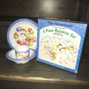 Snowman 3 piece kids set new in box
